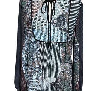 Clover Canyon 3/4 Sleeve Tunic Size X Small